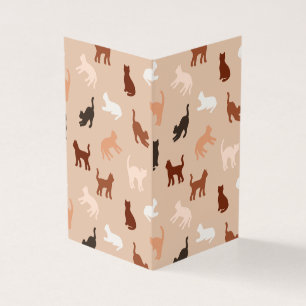 Cat silhouette kort