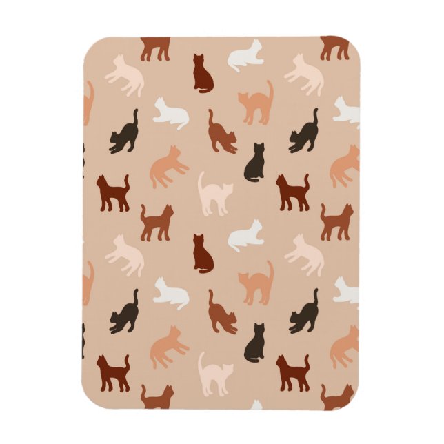 Cat silhouette magnet (Vertikal)