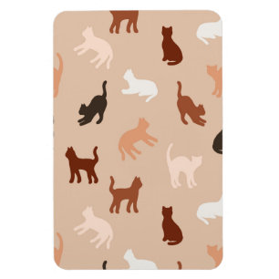 Cat silhouette magnet