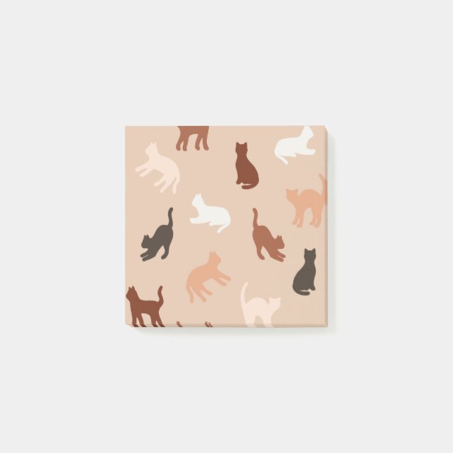 Cat silhouette post-it block (Framsida)