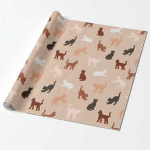 Cat silhouette presentpapper