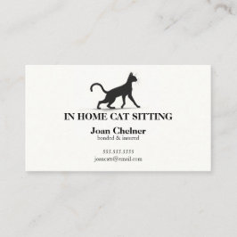 Cat Sitta Cat Cat Services Visitkort