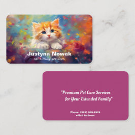 Cat Sitta Services Visitkort