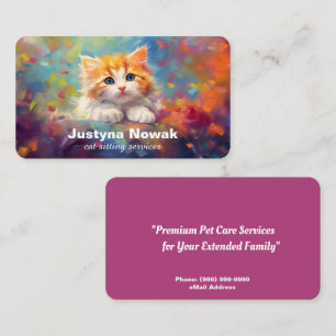 Cat Sitta Services Visitkort