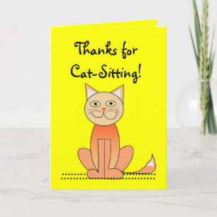 Cat-Sitta - tackkort