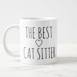 CAT SITTER JUMBO MUGG