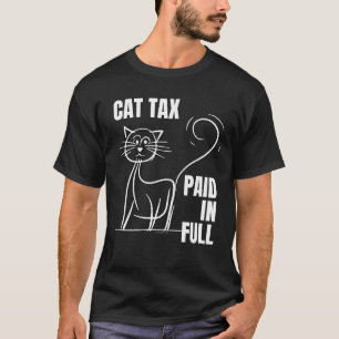 CAT-SKATT BETALAT I FULLT T SHIRT