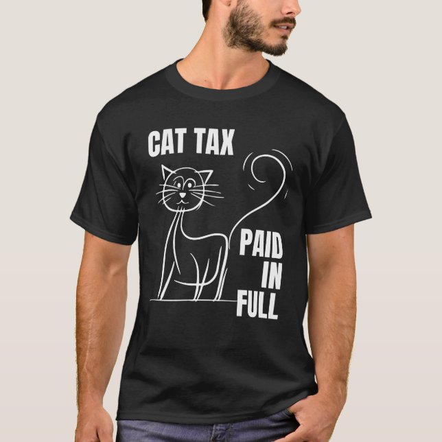 CAT-SKATT BETALAT I FULLT T SHIRT (Framsida)