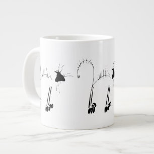 Cat Skeleton Jumbo Mugg