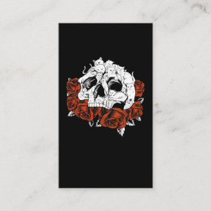 Cat Skull Ro Skeleton Kitten Visitkort