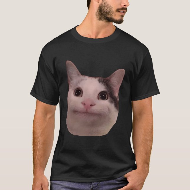 Cat Smiling Cat Beluga T Shirt (Framsida)