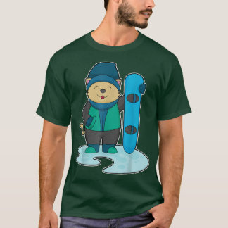 Cat Snowboarder Snowboard Winter sport T Shirt