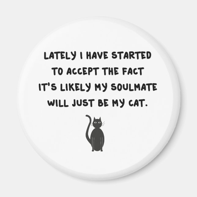 Cat Soulmate Magnet (Framsidan)