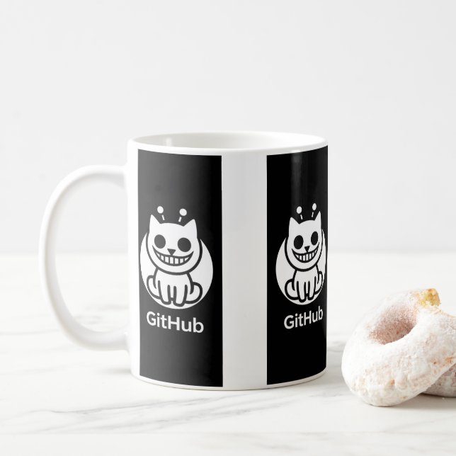 cat spacial mug kaffemugg (Med munk)