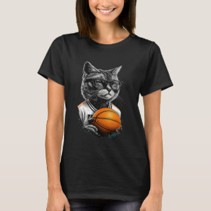 Cat Spela Basketball Graphic Tees Manar Women Boys T Shirt