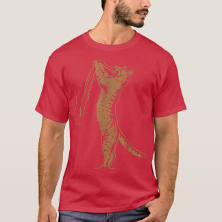 Cat Spela saxophone Music Älskare Cat Saxophonist T Shirt