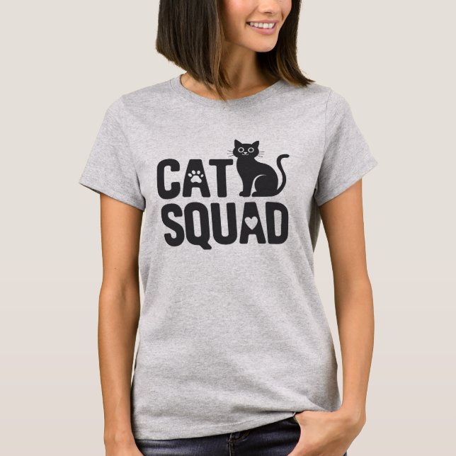 Cat Squad T Shirt (Framsida)