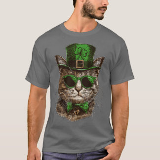 Cat St Catricks Day T Shirt