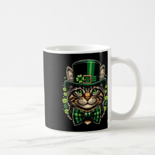 Cat St patricks day Manar Women Kids Lycklig St Cd Kaffemugg