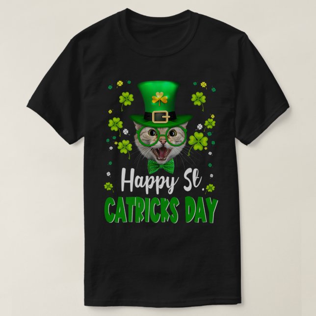 Cat St patricks day St Catricks Day Lucky Charm Ca T Shirt (Design framsida)