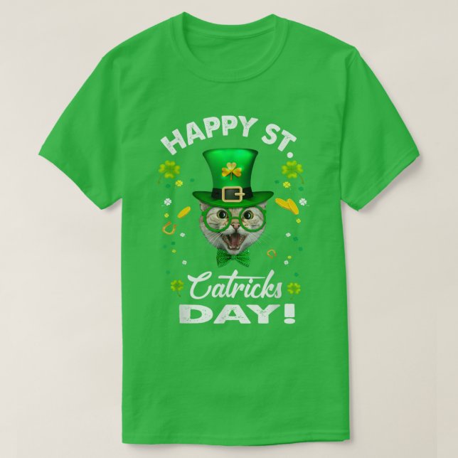 Cat St patricks day St Catricks Day Lucky Charm Ca T Shirt (Design framsida)
