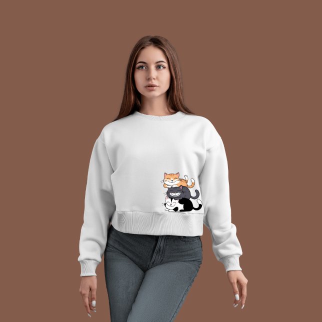 Cat Stack Hoodie - "Stacks" T Shirt (Skapare uppladdad)