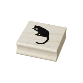 Cat Städning Tass Craft och Art Frimärke Stämpel