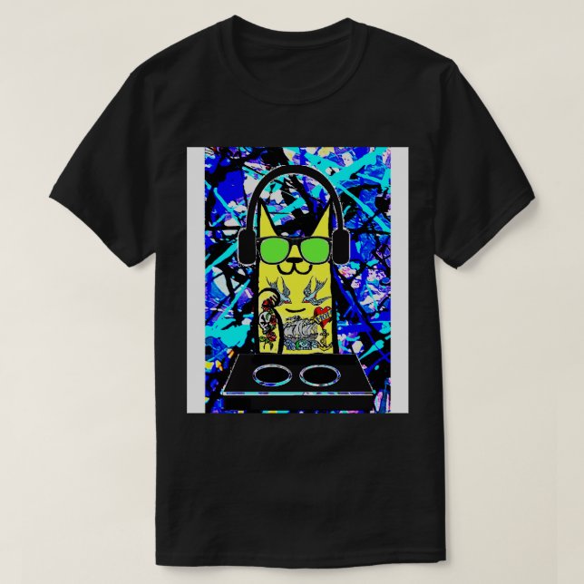 cat stänk 2023 t shirt (Design framsida)