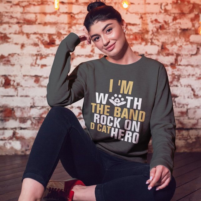 Cat Sten Band Funny Coola Modern Cute Anpassad des T Shirt (Skapare uppladdad)