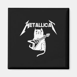 Cat Sten Band Guitar Roligt julgåva Magnet