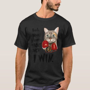 Cat Sten Pappra sax Throat Slår I Win T Shirt