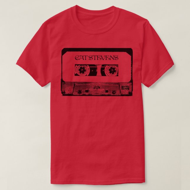 Cat Stevens Cassette Tape T Shirt (Design framsida)