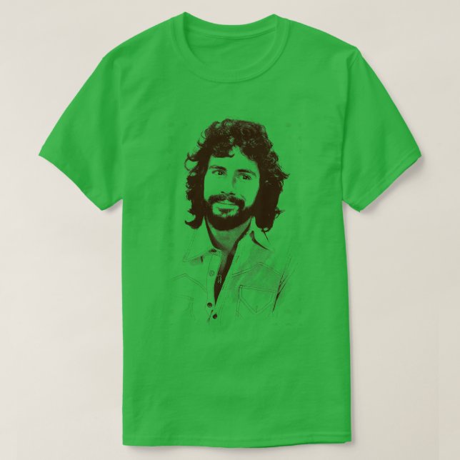 Cat Stevens Retro Fläkt Artwork T Shirt (Design framsida)