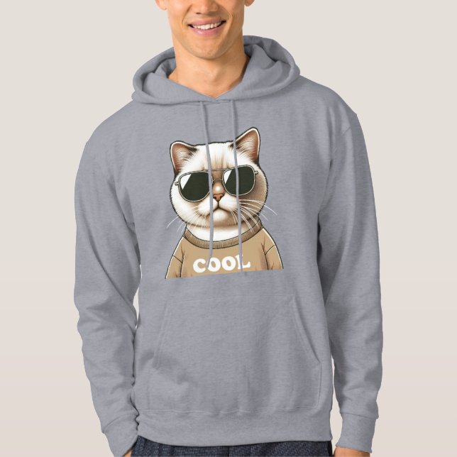 Cat stil hoodie (Framsida)