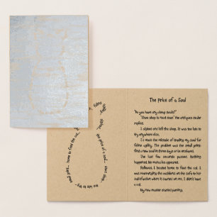 Cat Story Foil Card Folierat Kort