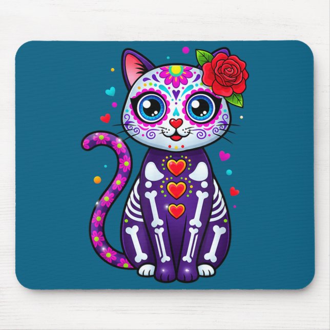 Cat Sugar Skull Cute Cat For Cat Lover Cat-m  Musmatta (Framsidan)