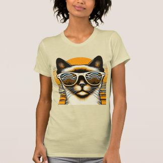 Cat Sun T Shirt
