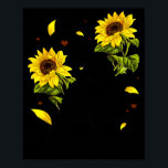 Cat Sunflower Christmas Tree Sun Flower Cat Lover  Poster<br><div class="desc">Cat Sunflower Christmas Tree Sun Flower Cat Lover Gift Men Women Kids</div>