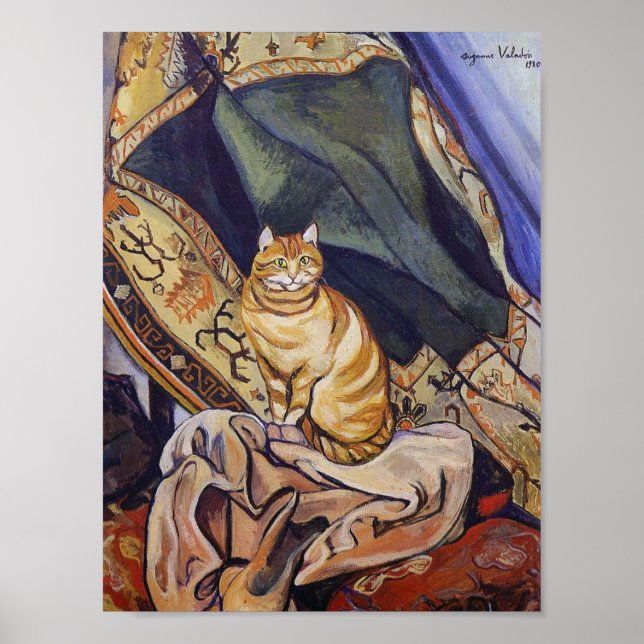 Cat, Suzanne Valadon Poster (Framsidan)