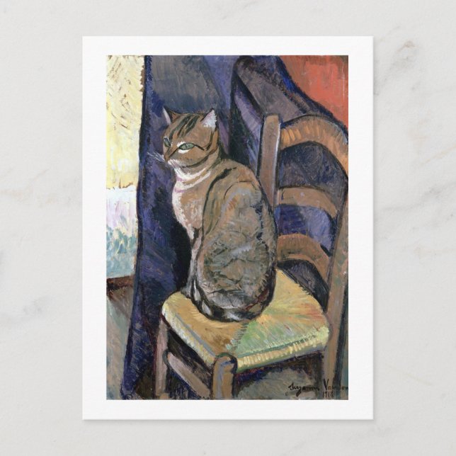 Cat, Suzanne Valadon Vykort (Framsida)