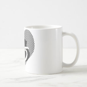 CAT svan - svartvit kärlek Kaffemugg