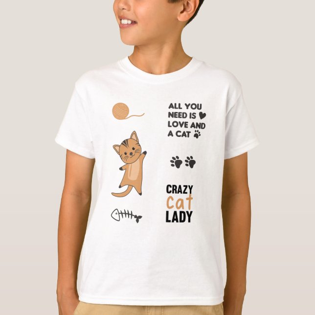 Cat Svarta katter Sticker Set Ord Tass T Shirt (Framsida)