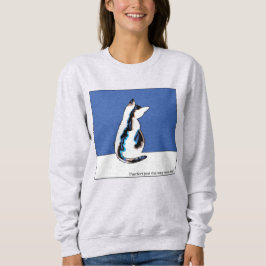 Cat Sweatshirt Blue T Shirt