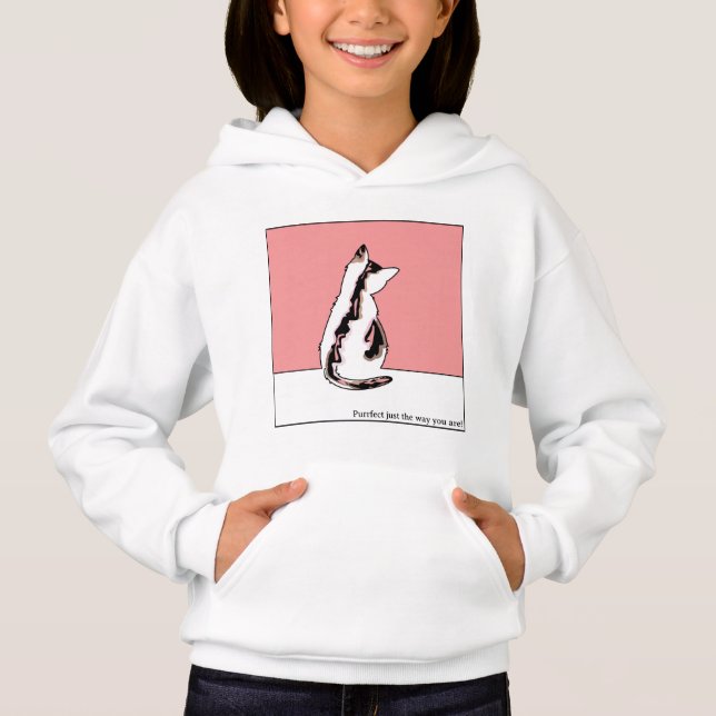 Cat Sweatshirt T Shirt (Framsida)