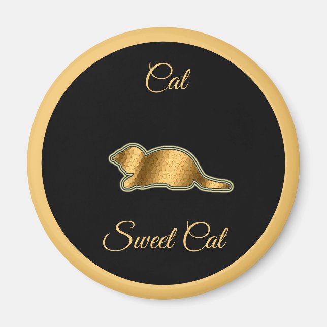 Cat Sweet Cat Magnet (Framsidan)