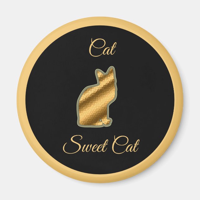 Cat Sweet Cat Magnet (Framsidan)