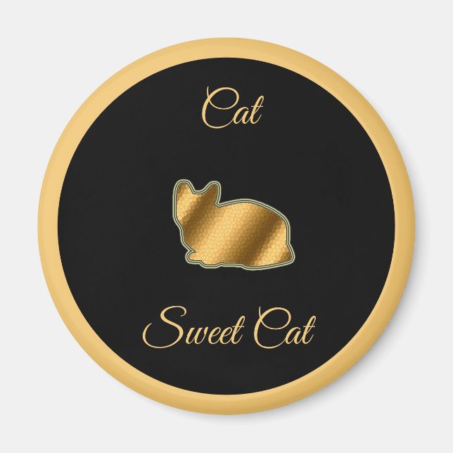 Cat Sweet Cat Magnet (Framsidan)