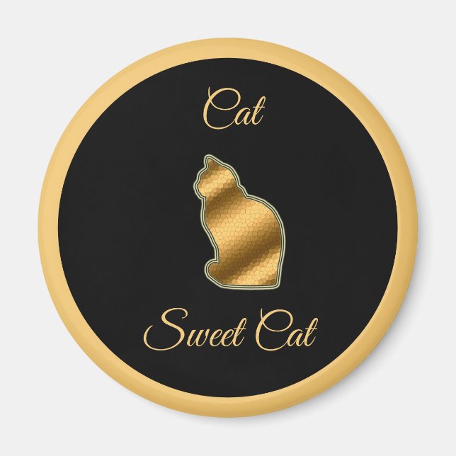 Cat Sweet Cat Magnet (Framsidan)
