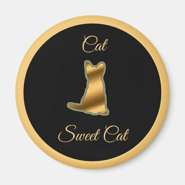Cat Sweet Cat Magnet (Framsidan)