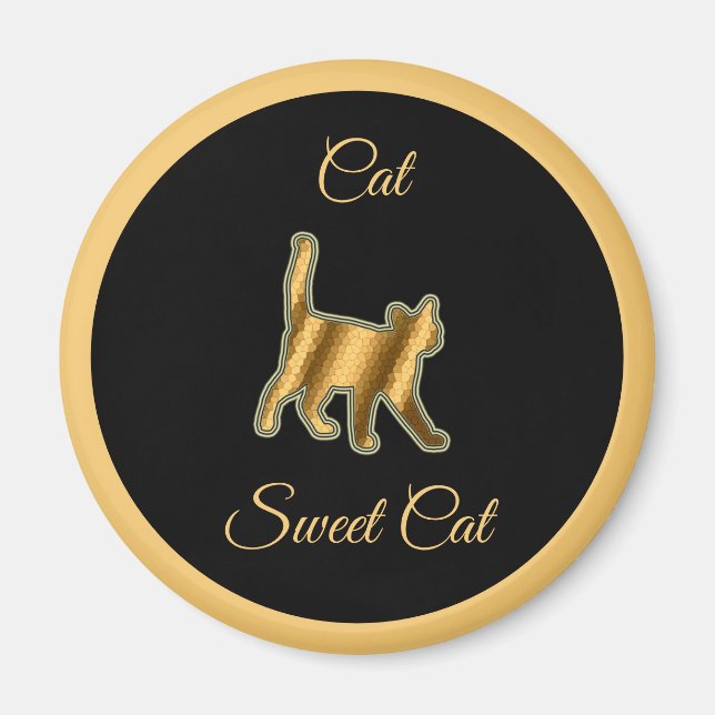 Cat Sweet Cat Magnet (Framsidan)